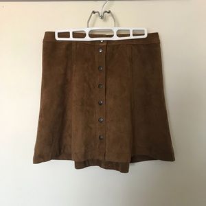 Abercrombie suede skirt